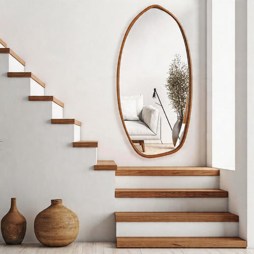 OVELA Walnut Wall Mirror