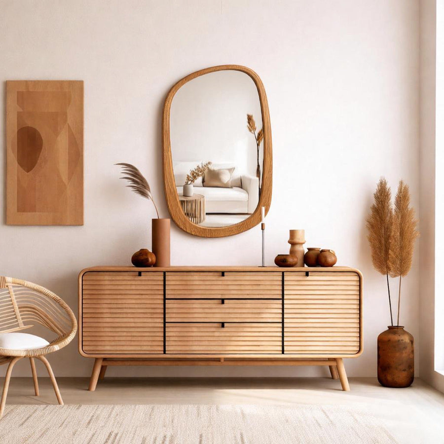 Ronda Wood Wall Mirror