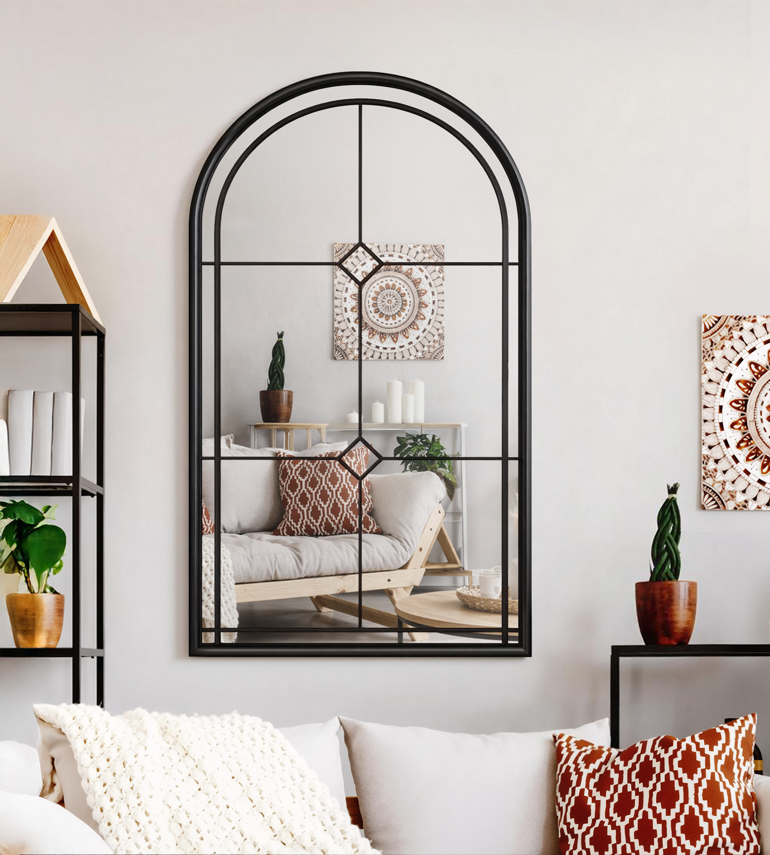 Grida Metal Wall Mirror