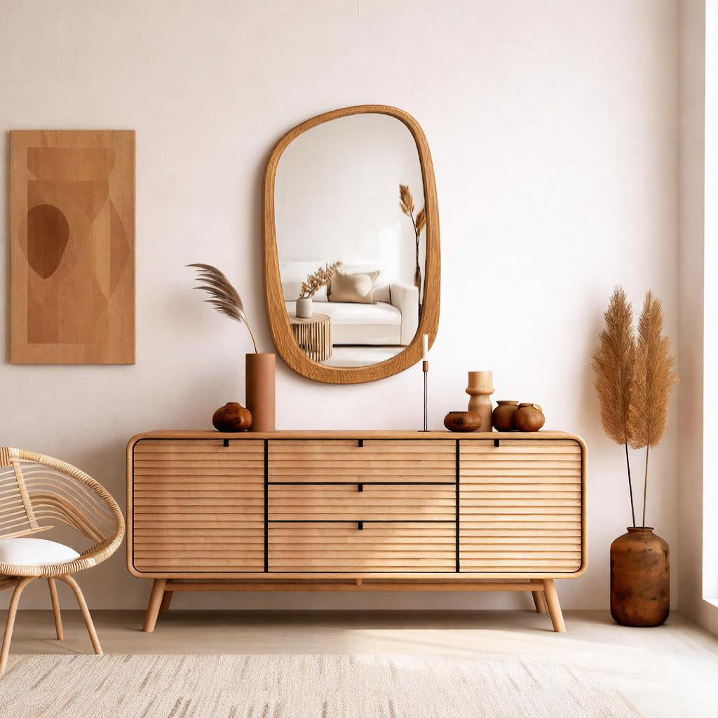 Ronda Wood Wall Mirror